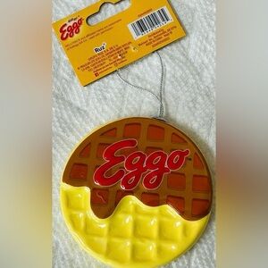 Christmas Ornament Kelloggs Eggo Toaster Waffles Plastic Ruz